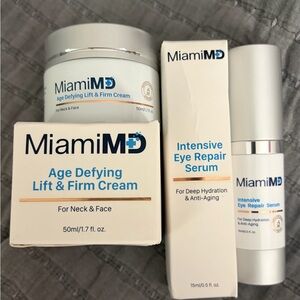 Miami’s Age Defying Lift & Firm Cream, Intensive Eye Repair Serum Skincare Set